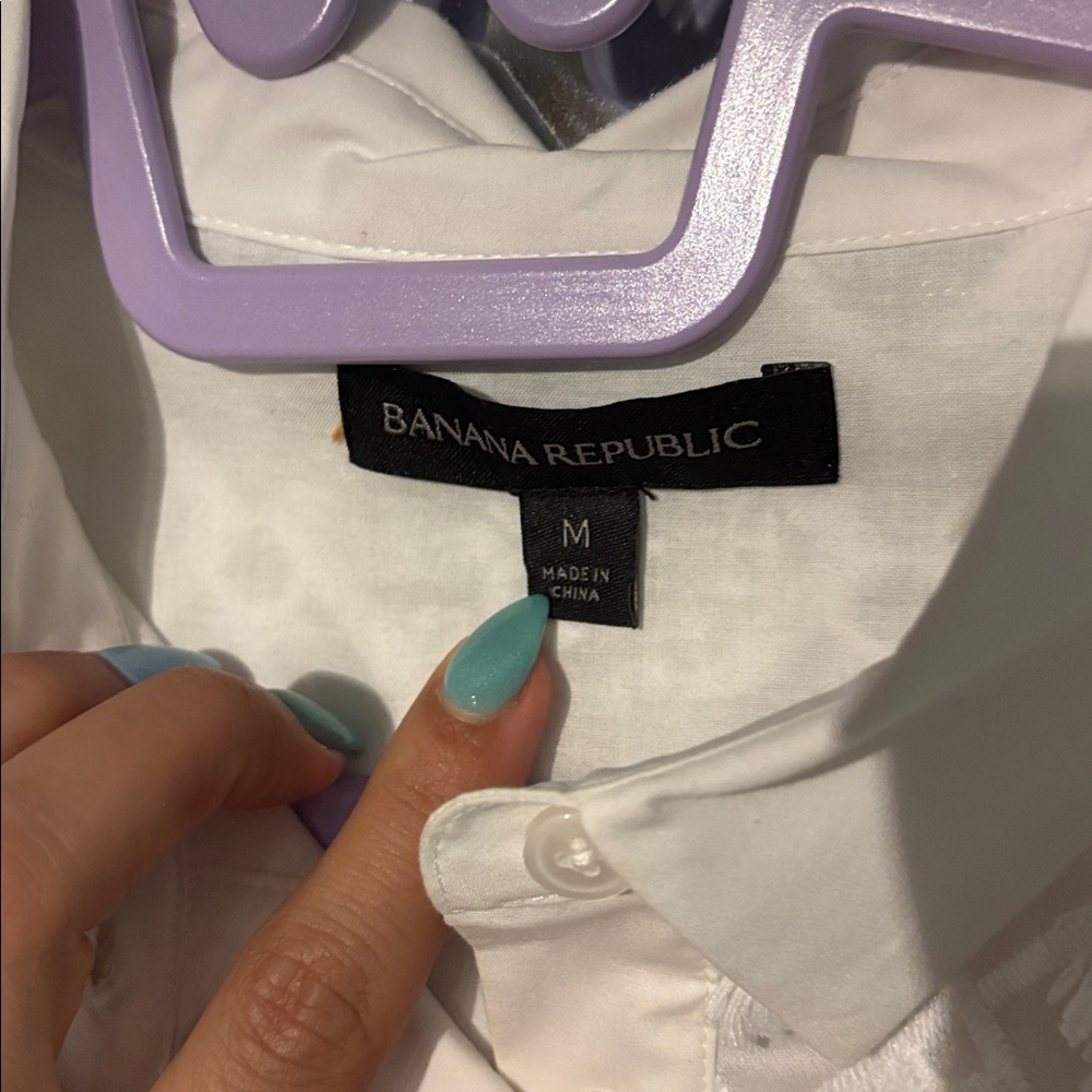 Banana Republic White Textured Mini Dress - Picture 3 of 4